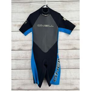 Vintage O'Neill Hammer 2/1mm Spring Suit Wetsuit Adult Large Black Blue